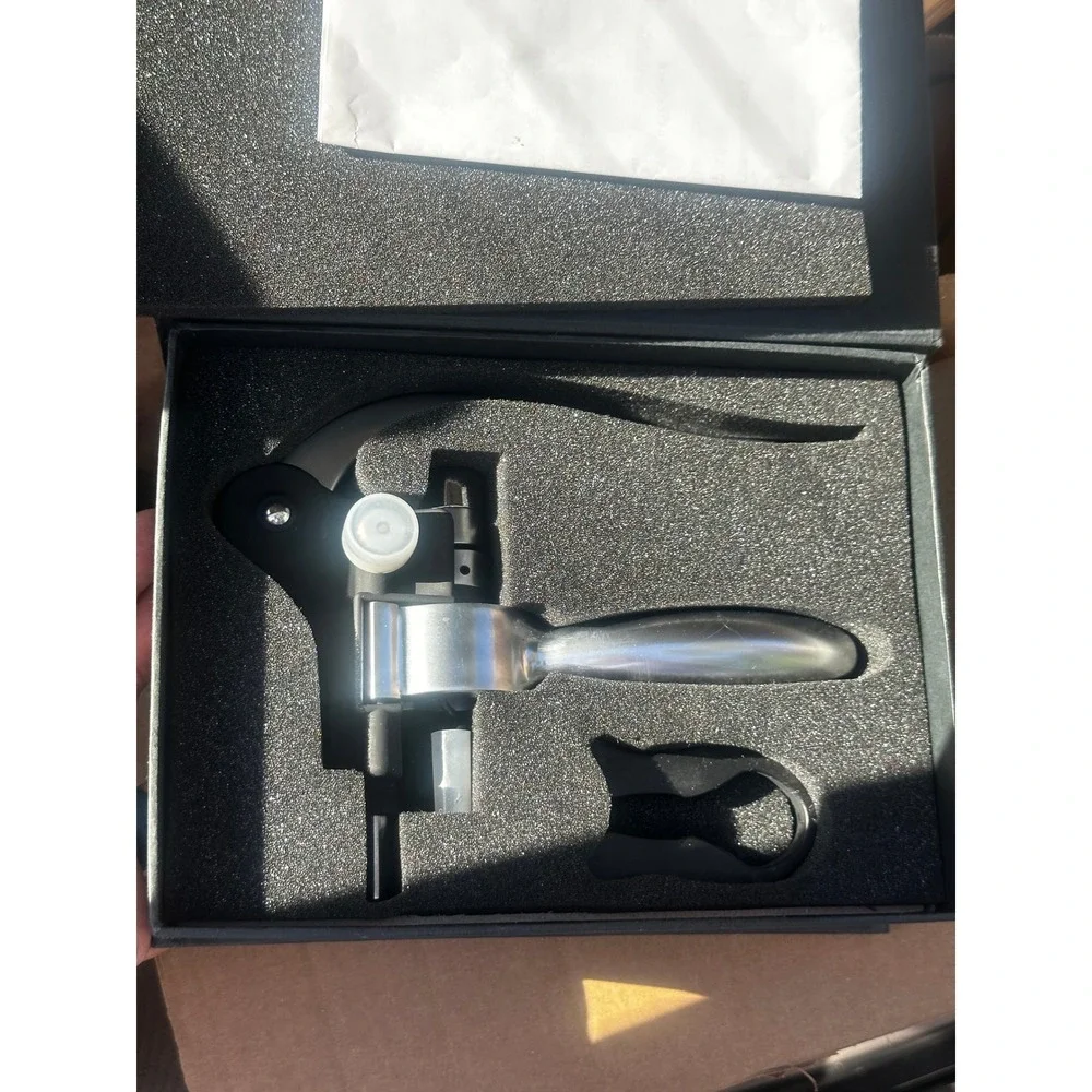 Leed's 1040-01 Wine Companion Lever Corkscrew Set with Foil Cutter and Case